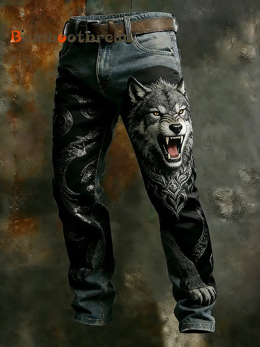 Men’s Retro Business Style Casual Work Trousers A / S