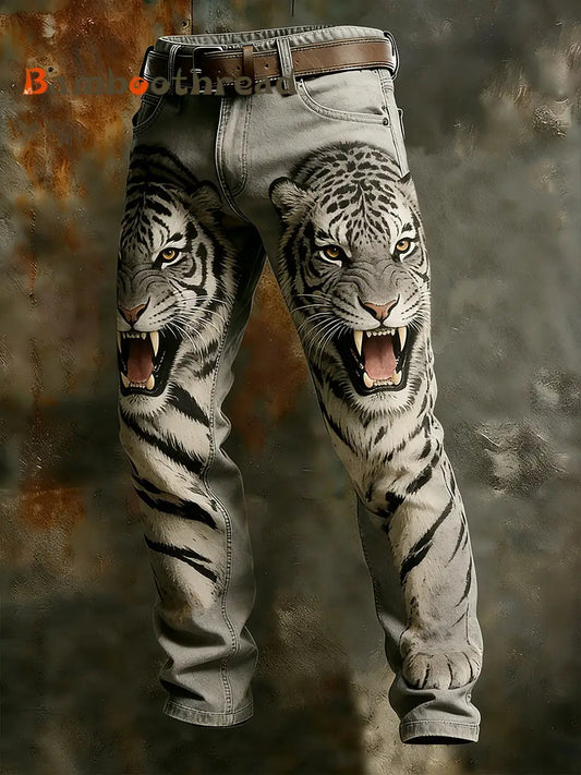 Men’s Retro Business Style Casual Work Trousers A / S