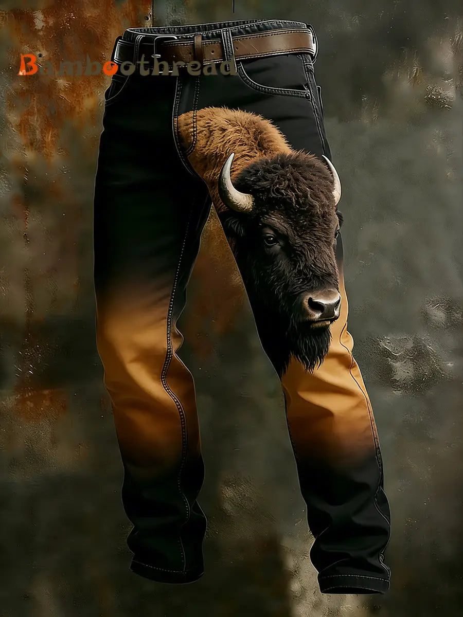 Men’s Retro Business Style Casual Work Trousers A / S