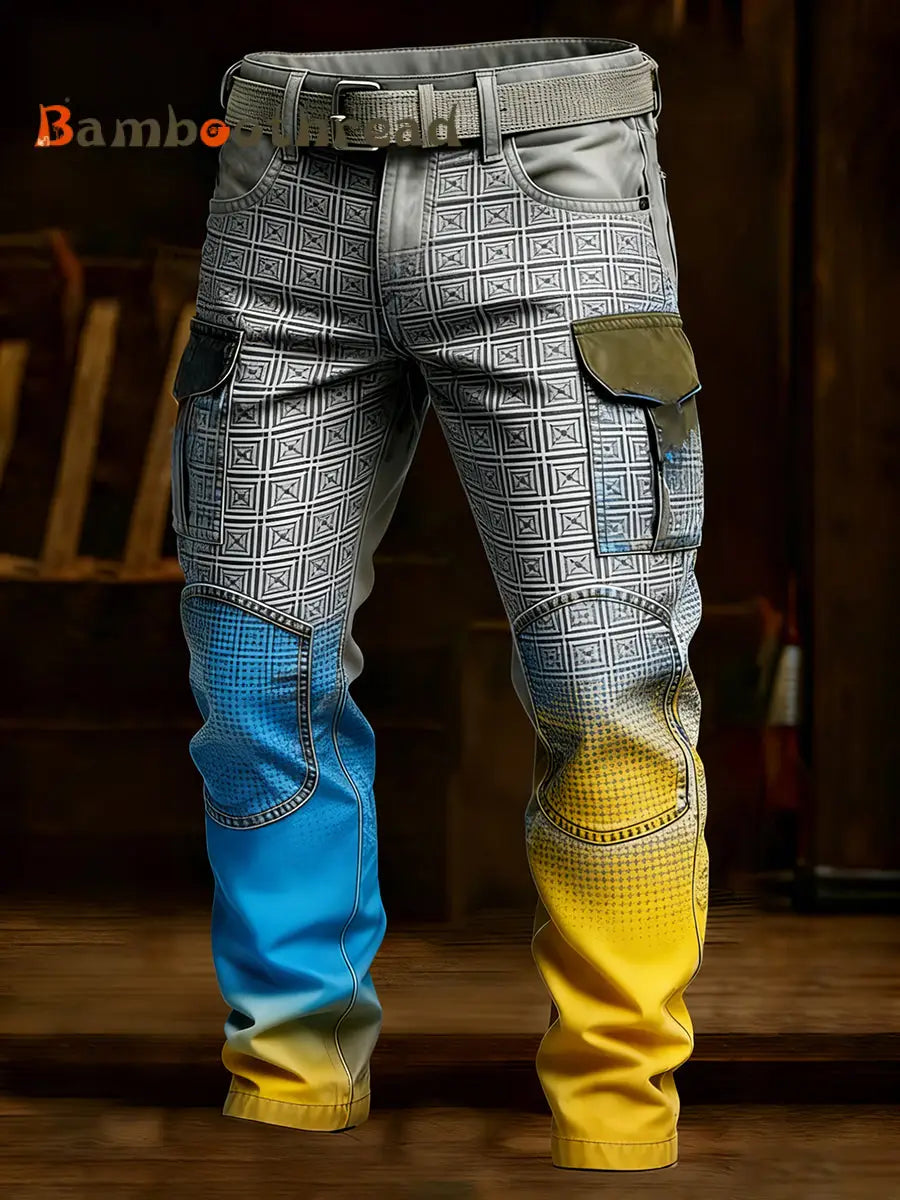 Men’s Retro Business Style Casual Work Trousers A / S