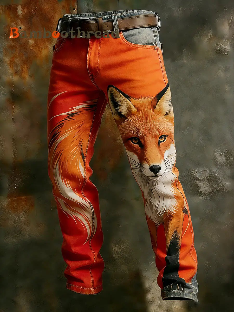 Men’s Retro Business Style Casual Work Trousers A / S