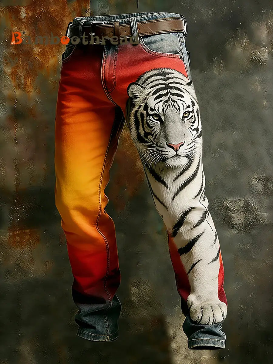 Men’s Retro Business Style Casual Work Trousers A / S