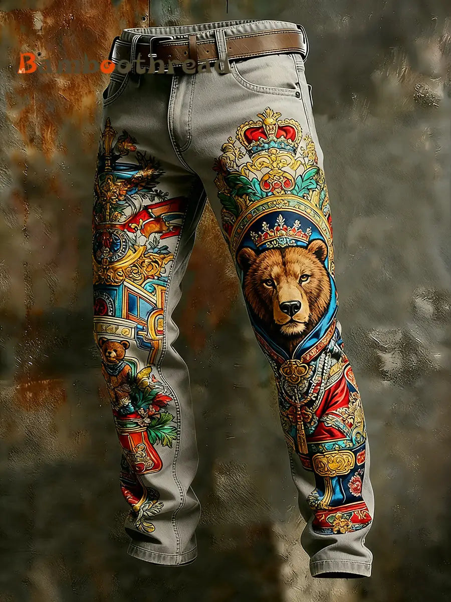 Men’s Retro Business Style Casual Work Trousers A / S