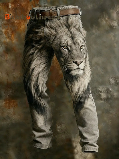 Men’s Retro Business Style Casual Work Trousers A / S