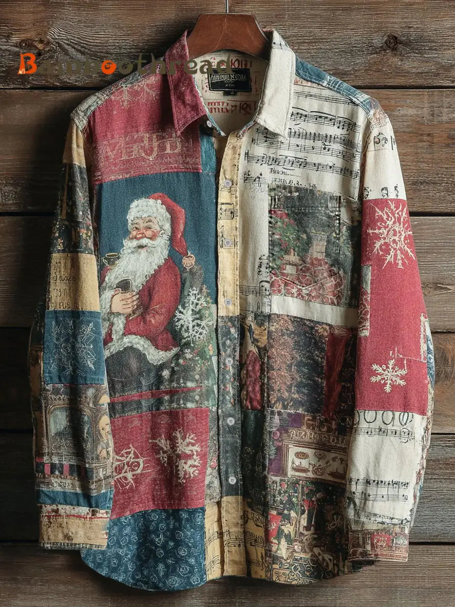 Men’s Santa Claus Vintage Shirts As picture / S
