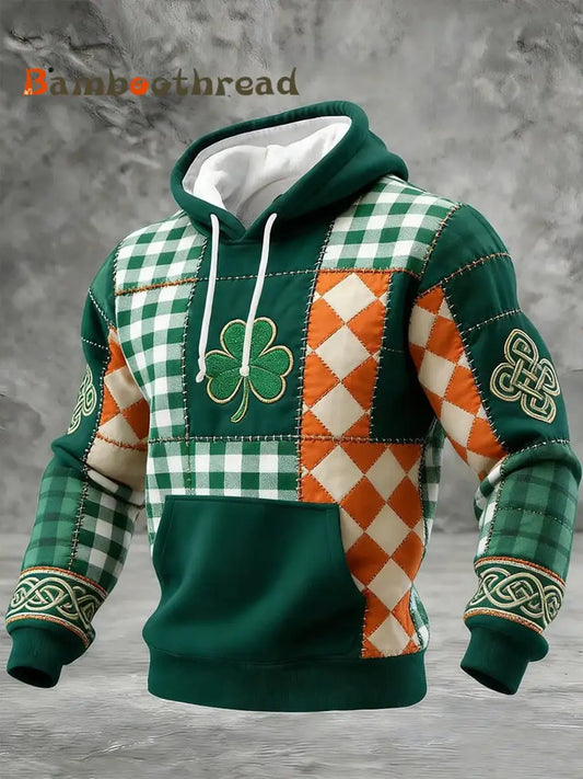 Men’s St.Patrick’s Day Casual Hoodie As picture / S