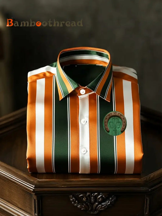 Men’s St. Patrick’s Day Print Shirt As picture / S