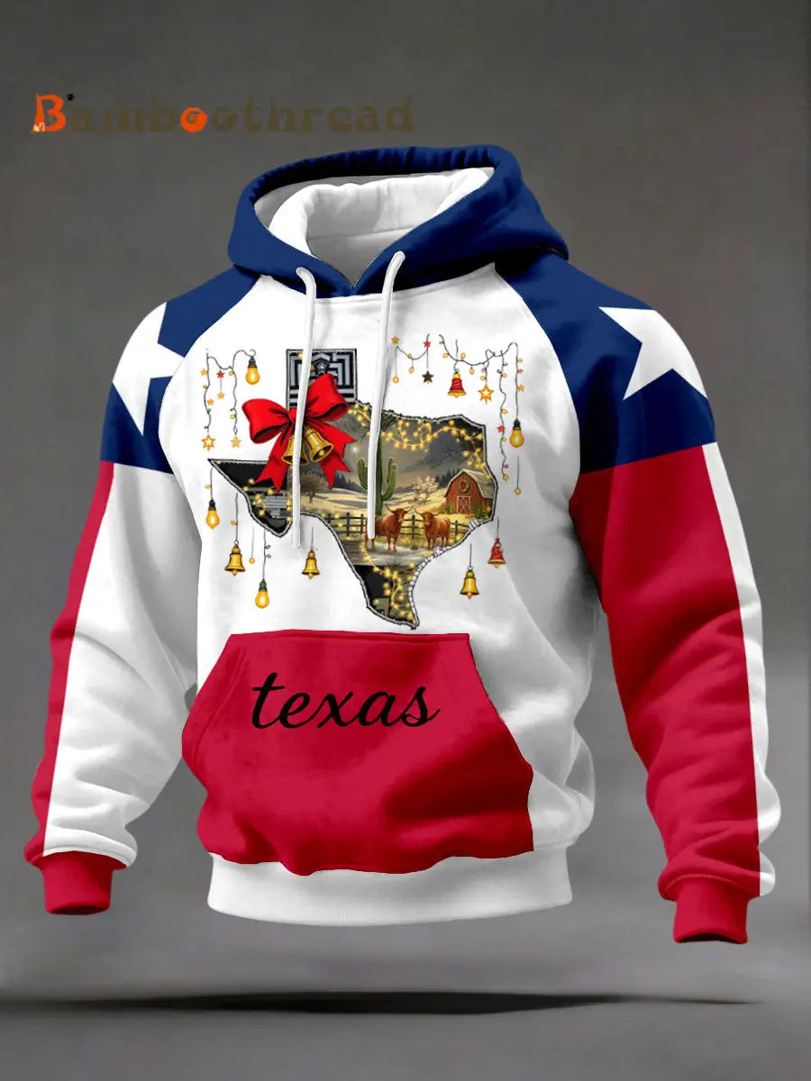 Men’s Texas Christmas Hoodies As picture / S