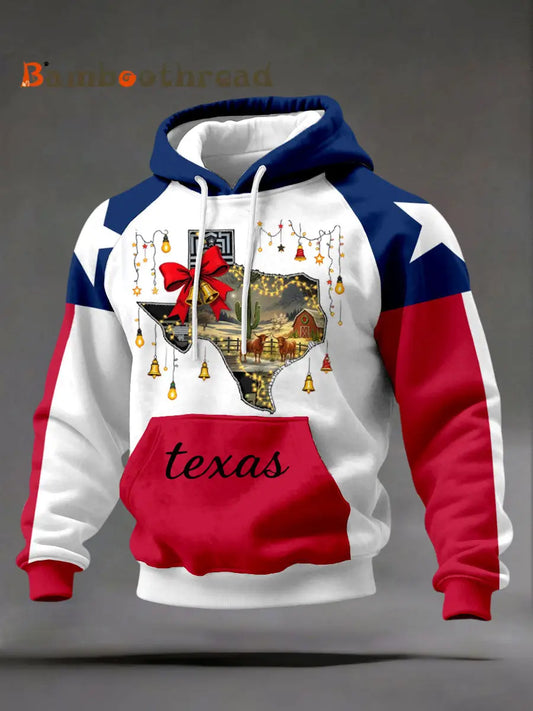 Men’s Texas Christmas Hoodies As picture / S
