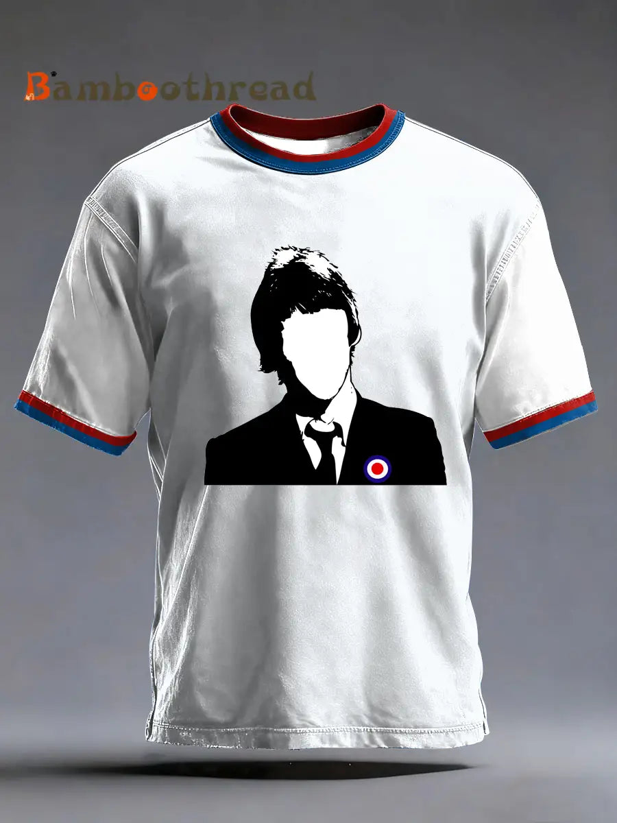 Men’s The Modfather Paul Weller short sleeves t-shirt White / S