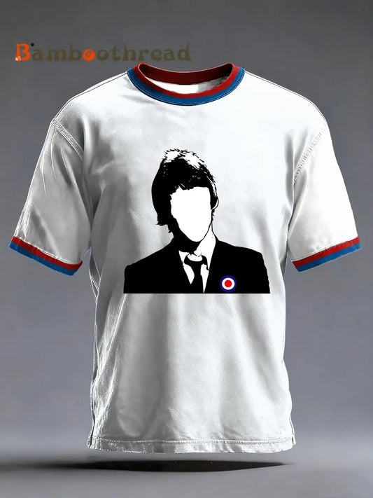 Men’s The Modfather Paul Weller short sleeves t-shirt White / S