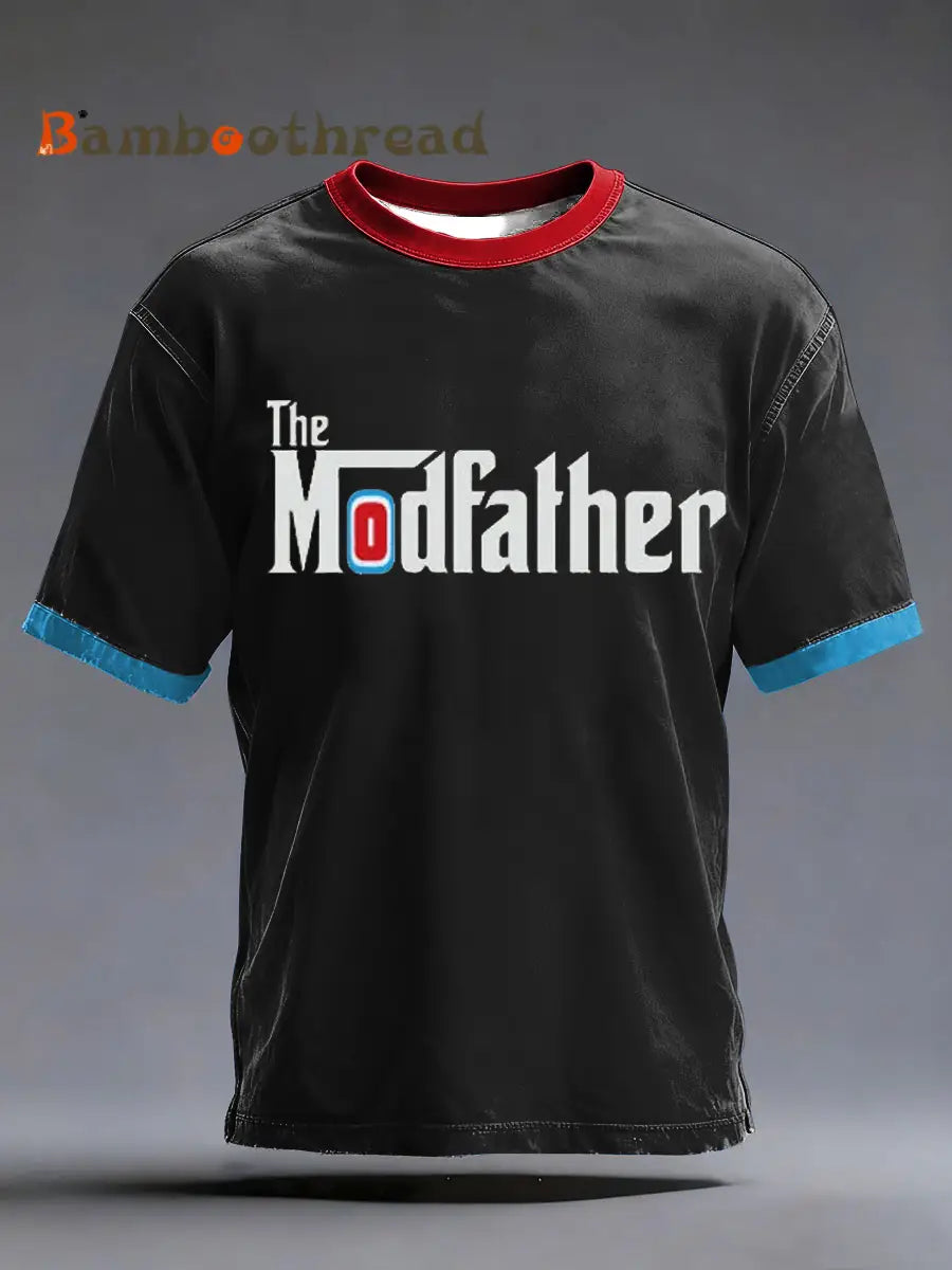 Men’s The Modfather short sleeves t-shirt Black / S