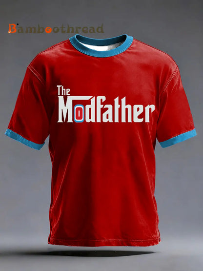 Men’s The Modfather short sleeves t-shirt Red / S