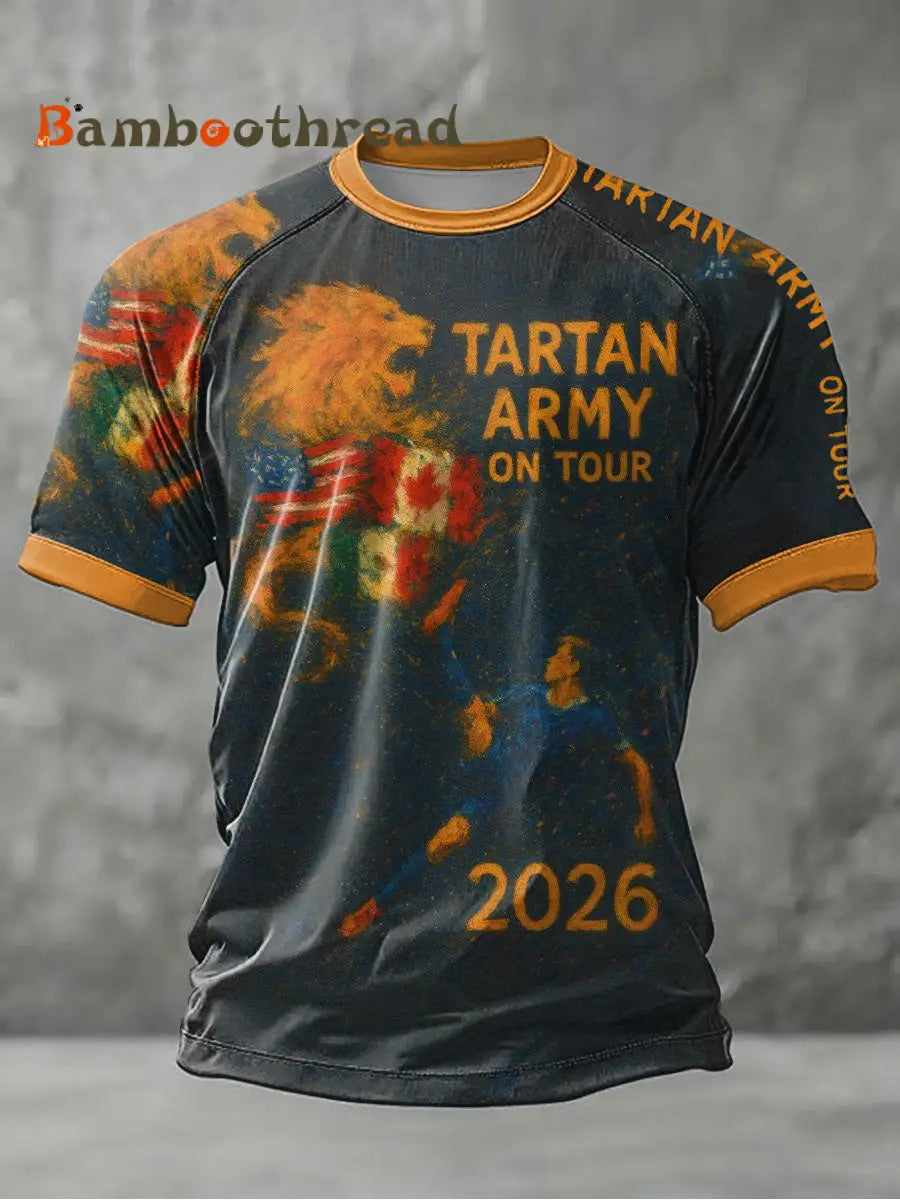 Men’s UK Football Lover Scotland 2026 Printed short sleeve t-shirt As picture / S