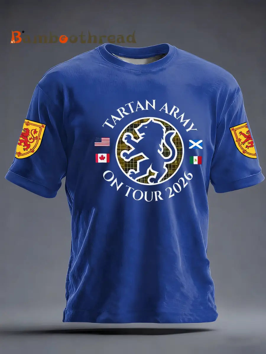 Men’s UK Football Lover Scotland short sleeves t-shirt Black / S