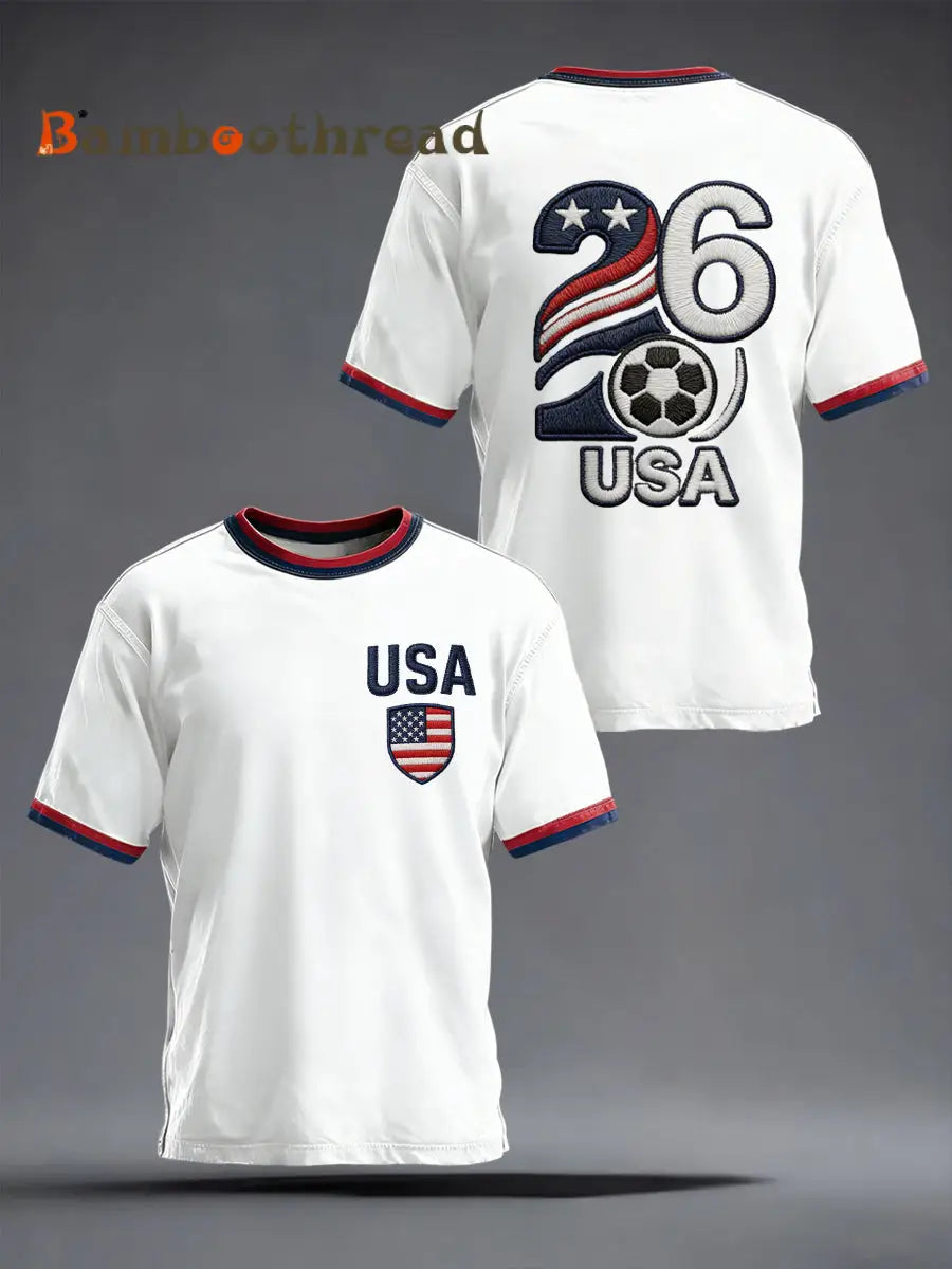 Men’s USA Soccer Supporter T-Shirt White / S