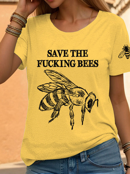 Women's save the fucking bees T-shirts