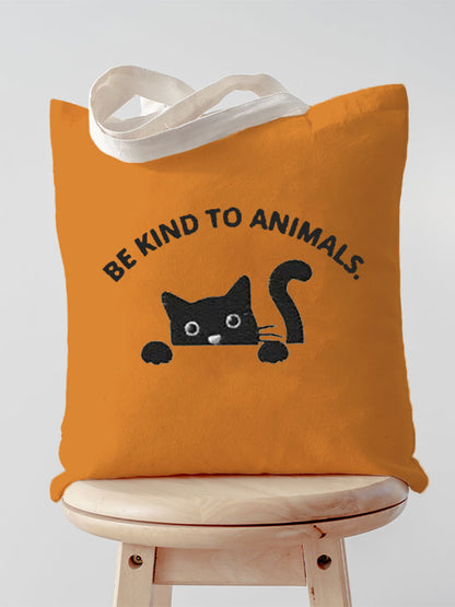 Protect animals canvas bag