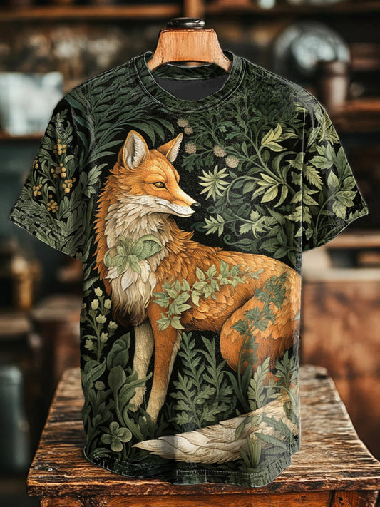 Unisex fox print t-shirts