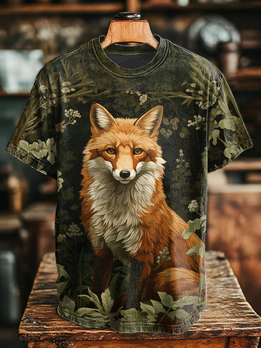 Unisex fox print t-shirts