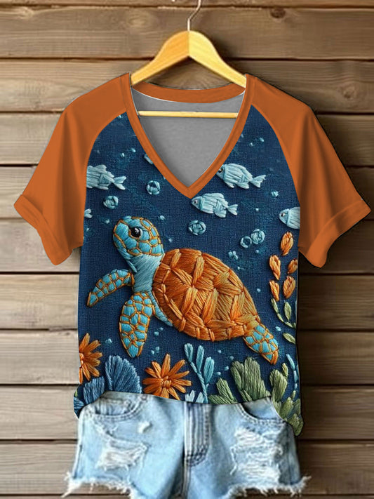 Women's Turtle Short Sleeve T-Shirt