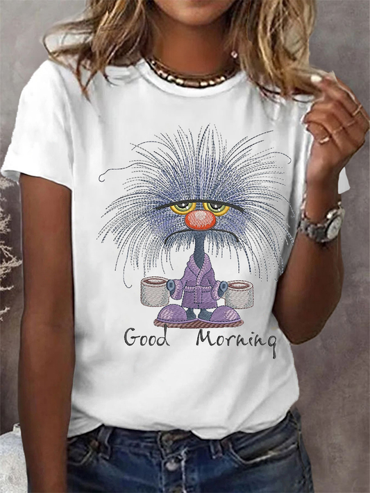 Women's Funny Animal Print Casual T-shirt