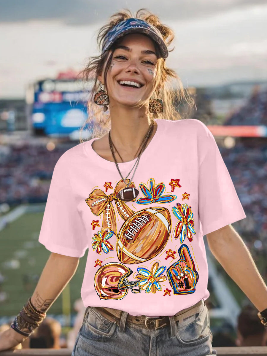 Women's Football Fans Gameday Casual Tee