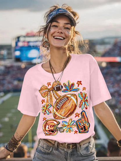 Women's Football Fans Gameday Casual Tee