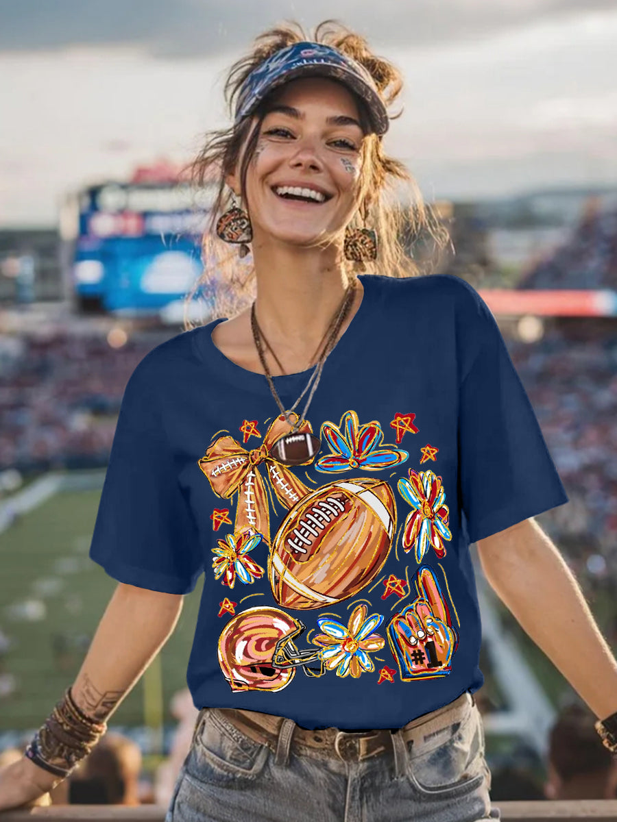 Women's Football Fans Gameday Casual Tee
