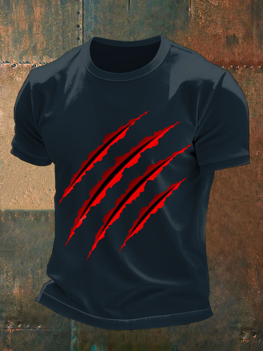 Men's wolf scratch t-shirts