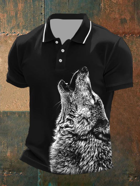 Men's Wolf Culture print T-shirts