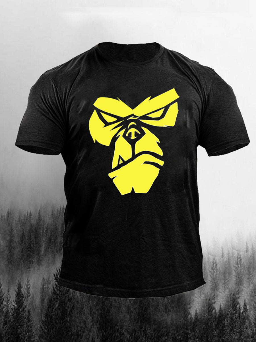 Men's Orangutan Print Casual T-Shirt