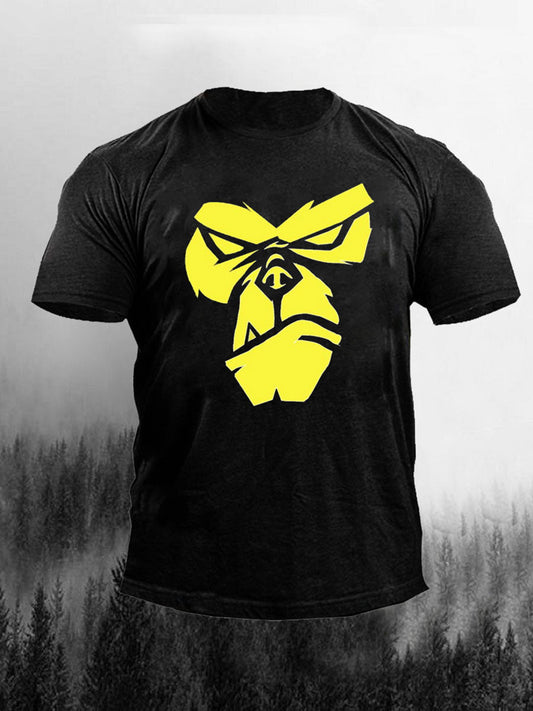 Men's Orangutan Print Casual T-Shirt