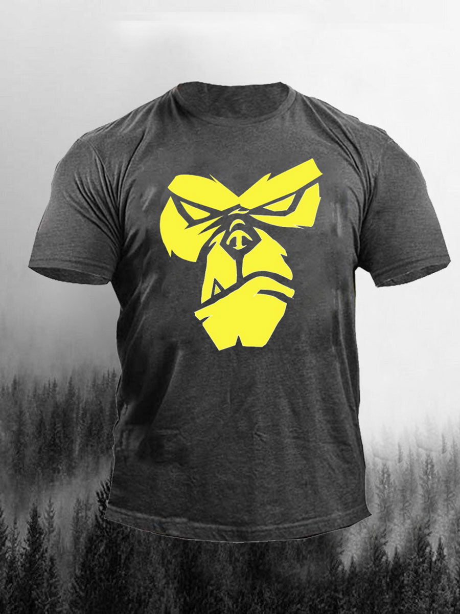 Men's Orangutan Print Casual T-Shirt