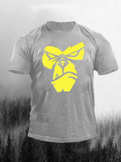 Men's Orangutan Print Casual T-Shirt