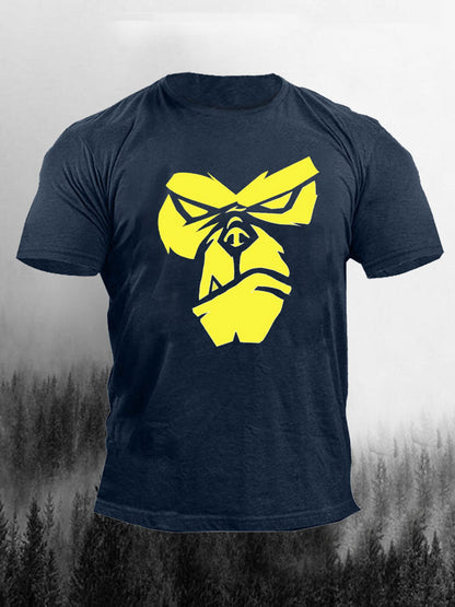 Men's Orangutan Print Casual T-Shirt