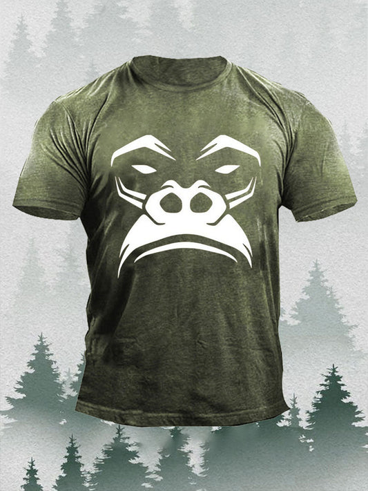 Men's Orangutan Print Casual T-Shirt