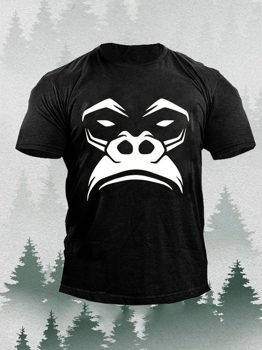Men's Orangutan Print Casual T-Shirt