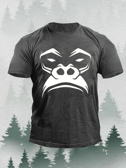 Men's Orangutan Print Casual T-Shirt