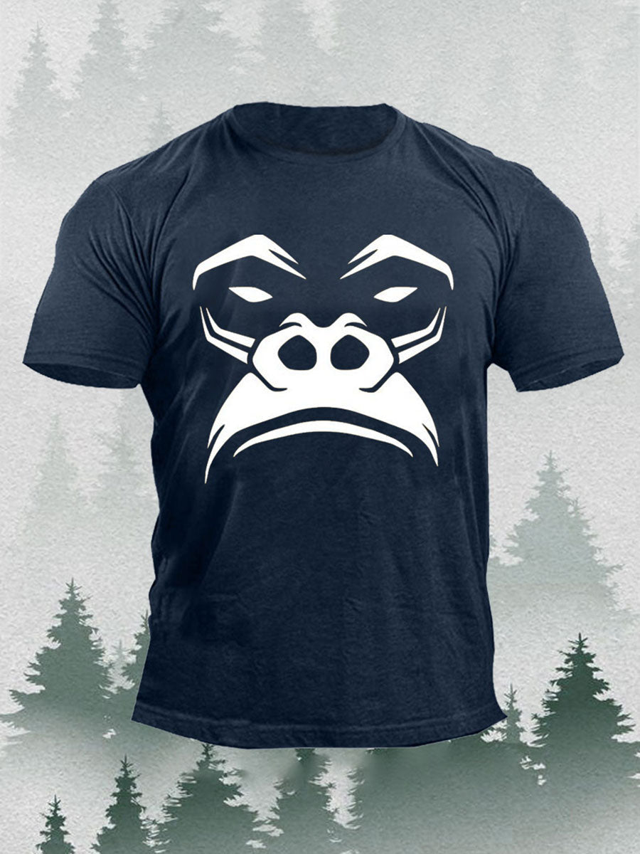 Men's Orangutan Print Casual T-Shirt