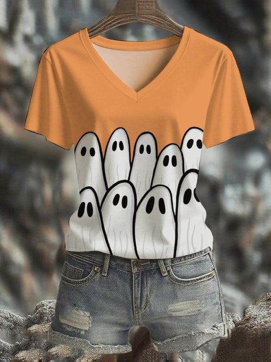 Women's Halloween short-sleeved T-shirt