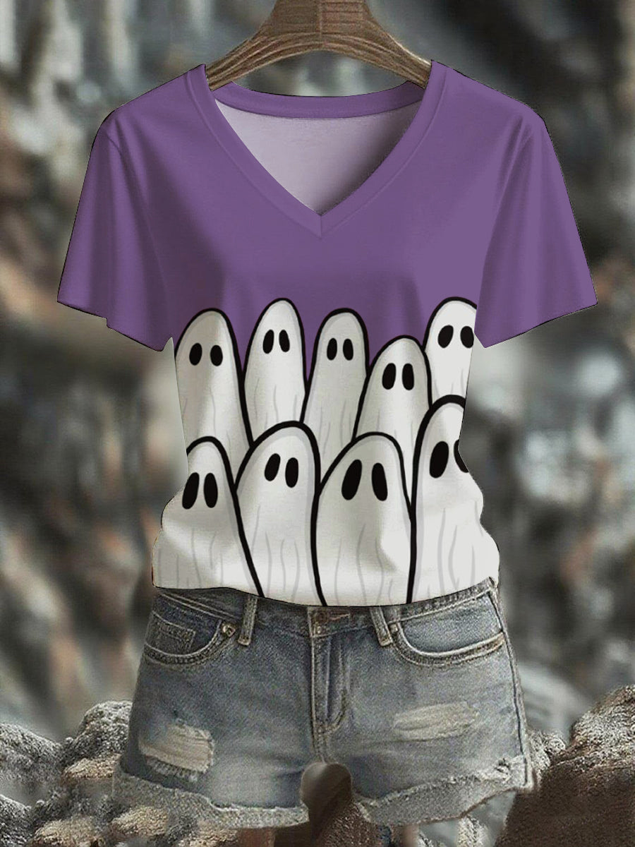 Women's Halloween short-sleeved T-shirt