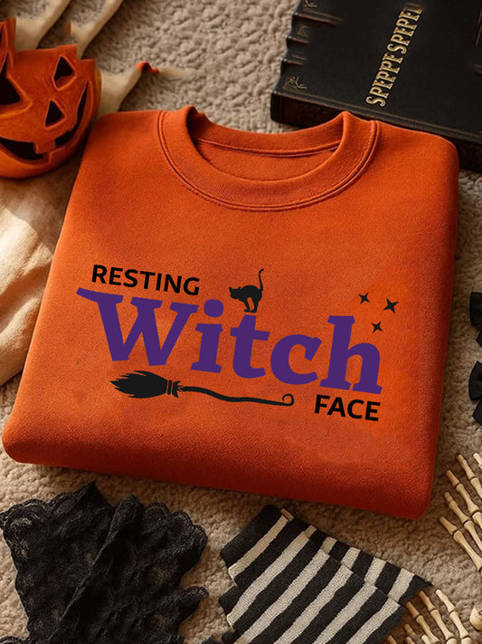 Women's Resting Witch Face Sweatshirt