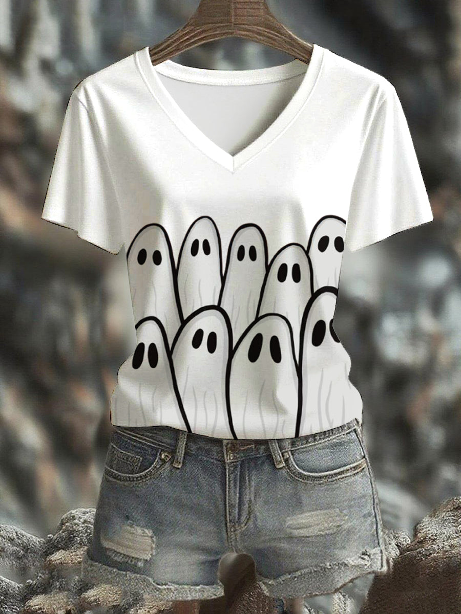 Women's Halloween short-sleeved T-shirt