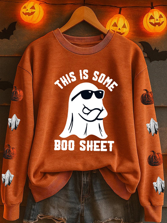 Women's This Is Some Boo Sheet Regular Sweatshirt