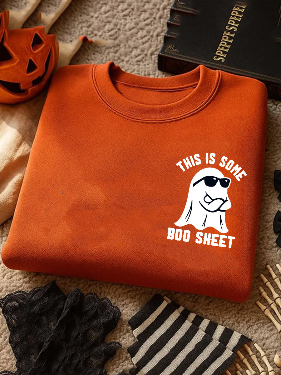 Women's This Is Some Boo Sheet Regular Sweatshirt