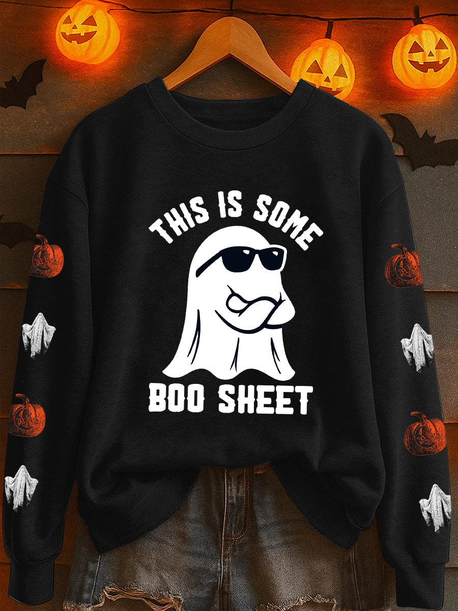 Women's This Is Some Boo Sheet Regular Sweatshirt