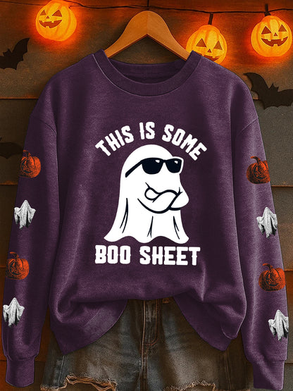 Women's This Is Some Boo Sheet Regular Sweatshirt