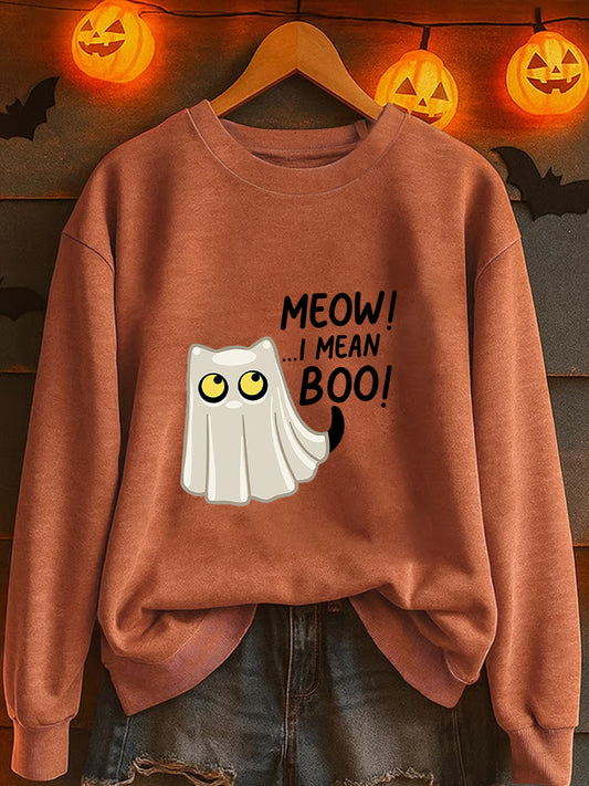 Women's Funny Cat Sweatshirt