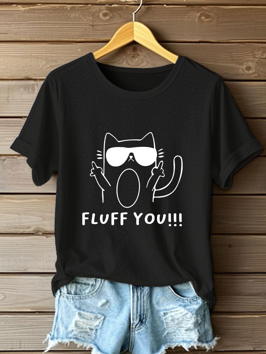 Women's Funny Cat T-Shirt